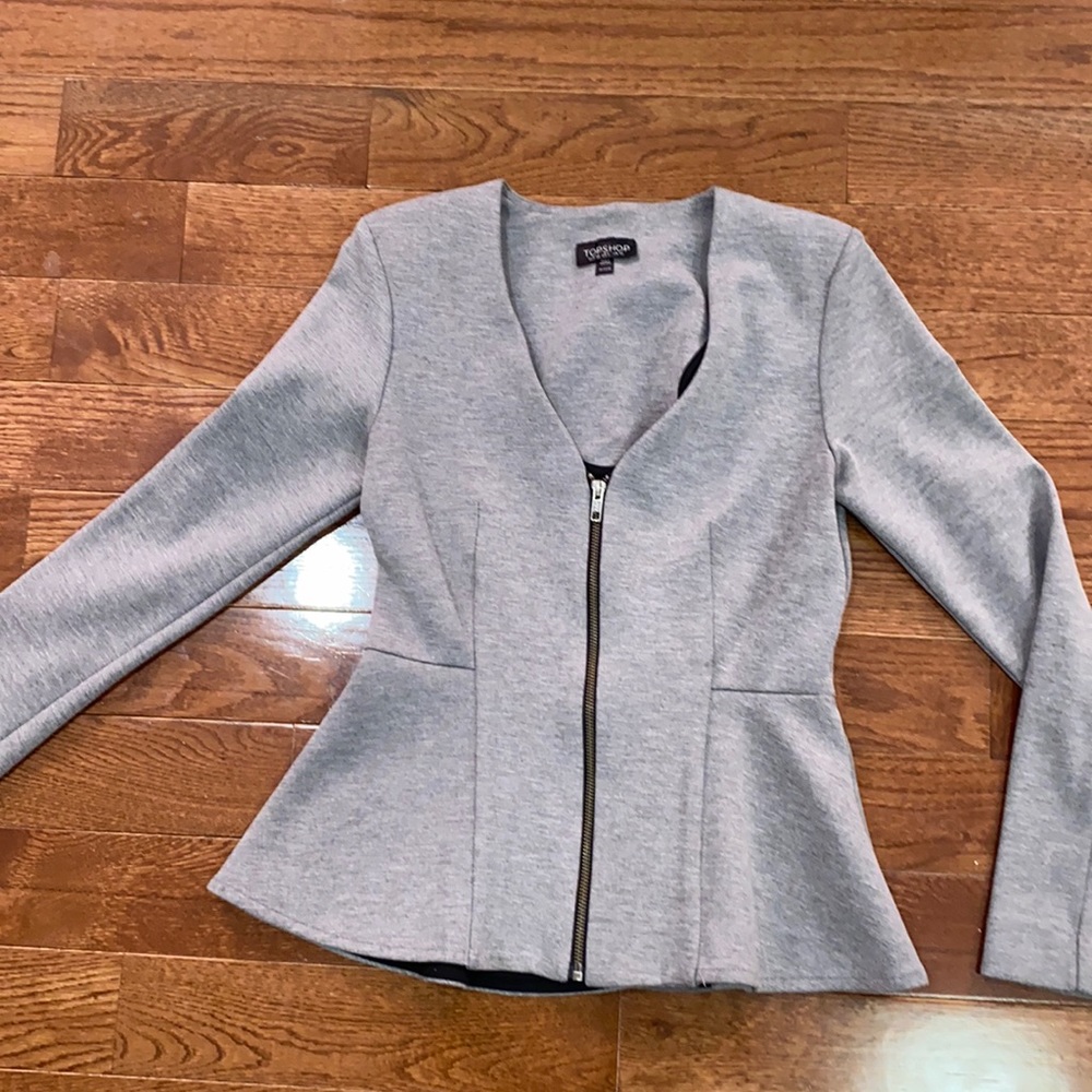 Topshop peplum blazer jacket - Picture 3 of 9